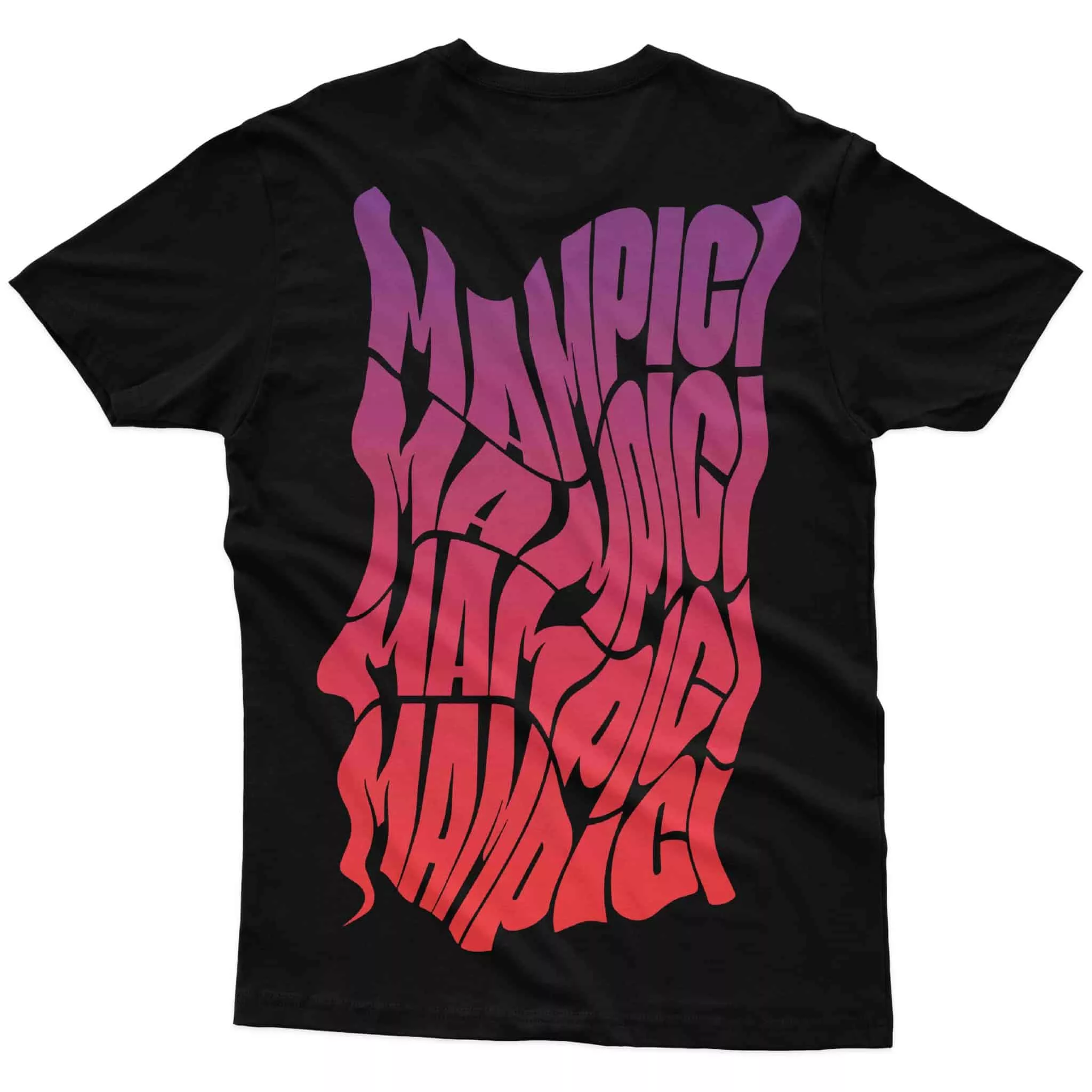 Wavyyy Tee Back Black MAMPICI